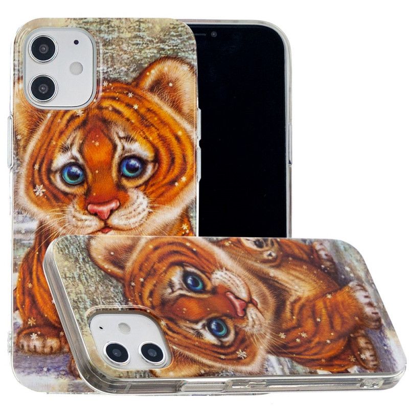 Cover iPhone 12 Mini Mobilcover Tiger