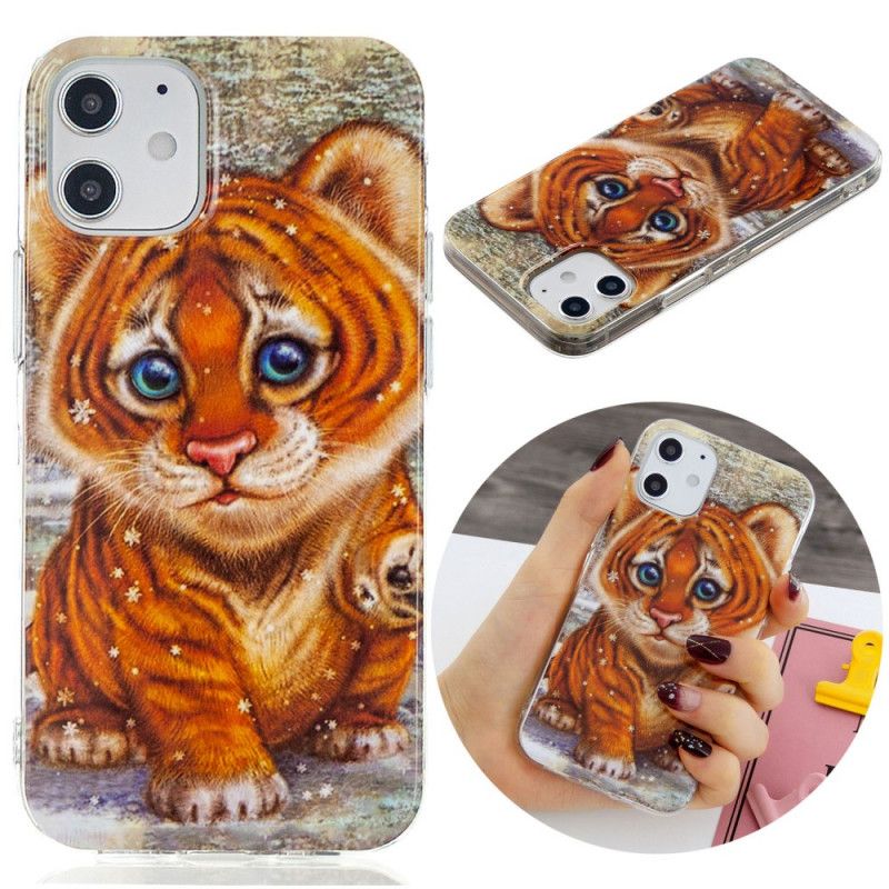 Cover iPhone 12 Mini Mobilcover Tiger