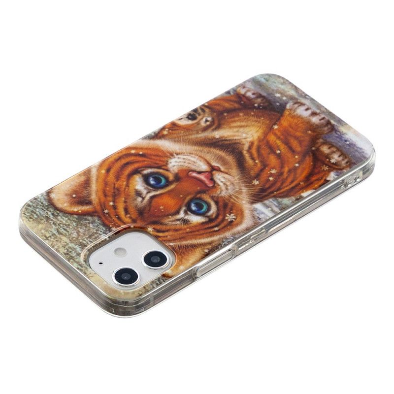 Cover iPhone 12 Mini Mobilcover Tiger