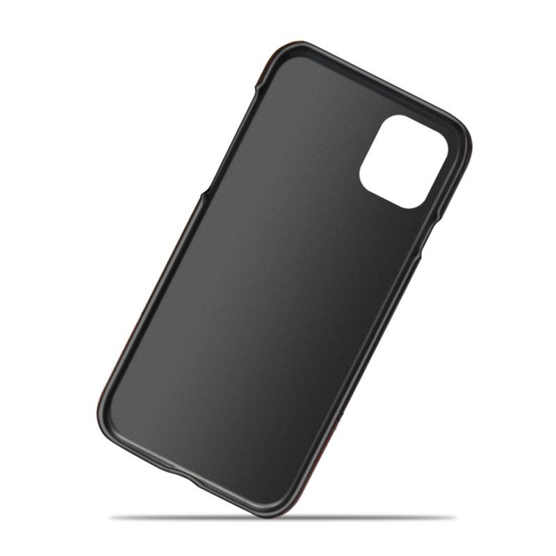 Cover iPhone 12 Mini Rød Tofarvet Lædereffekt Ksq