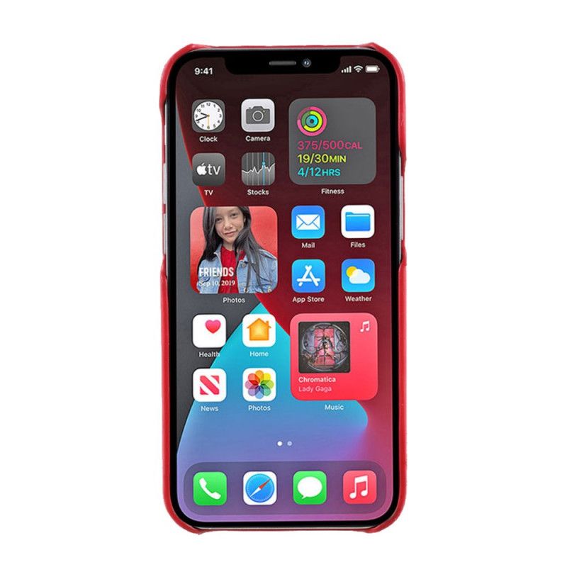 Cover iPhone 12 Mini Sort Gensidig Kortholder Beskyttelse