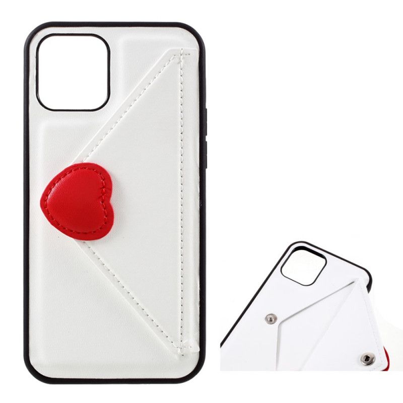 Cover iPhone 12 Mini Sort Hjerte Kortholder Original