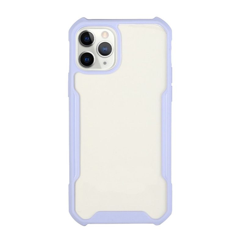 Cover iPhone 12 Mini Sort Hybrid Med Farvede Kanter