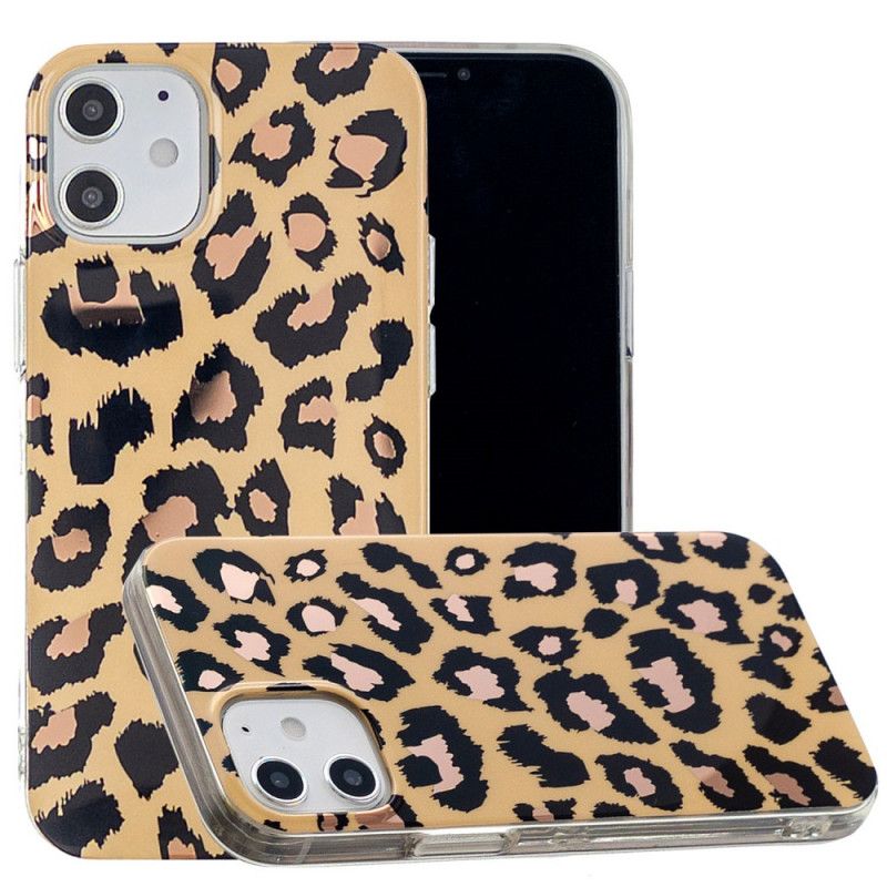 Cover iPhone 12 Mini Sort Marmorfarvet Geometri 2 Original