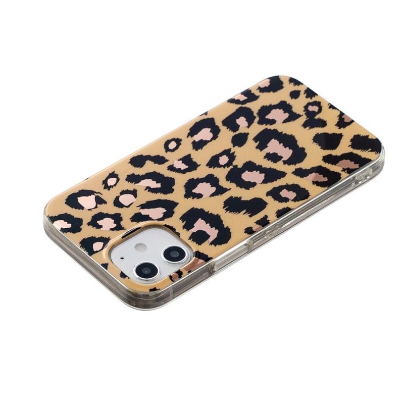 Cover iPhone 12 Mini Sort Marmorfarvet Geometri 2 Original