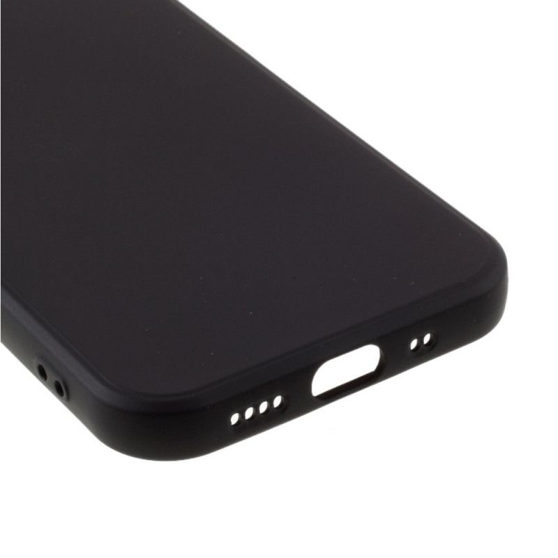 Cover iPhone 12 Mini Sort Mobilcover Fleksibel Silikonefarvet Knap