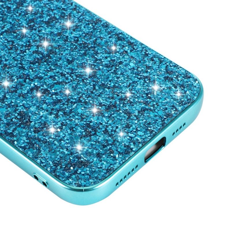 Cover iPhone 12 Mini Sort Premium Glitter