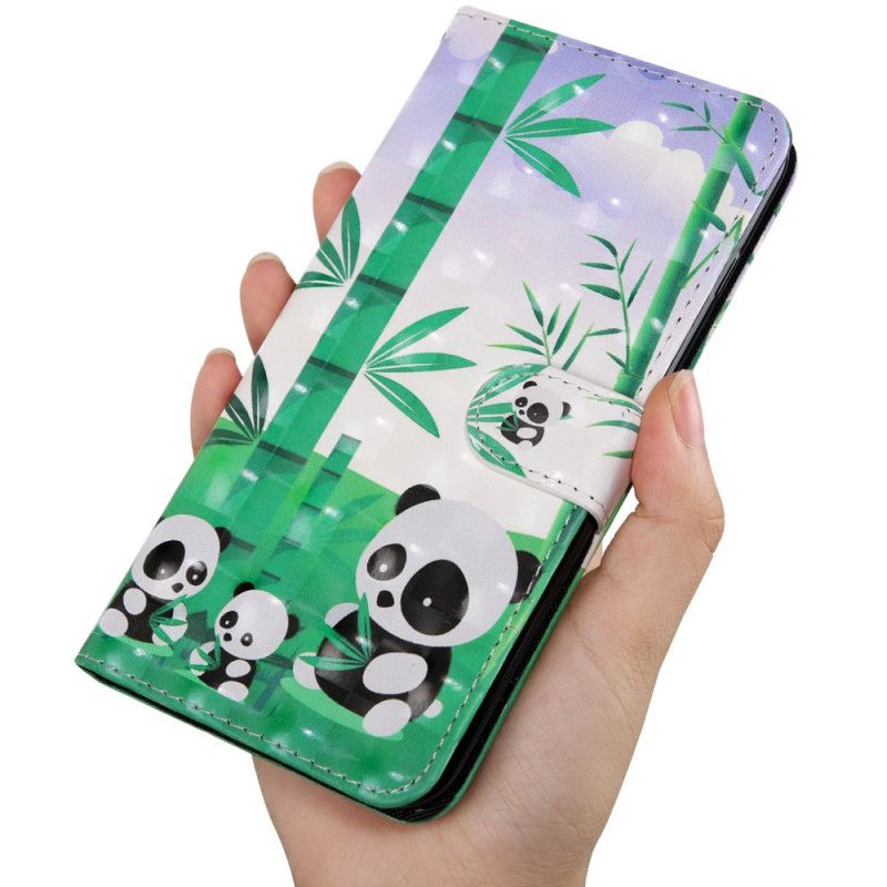 Flip Cover Læder iPhone 12 Mini Oktavmor Og Anne Pandas Original