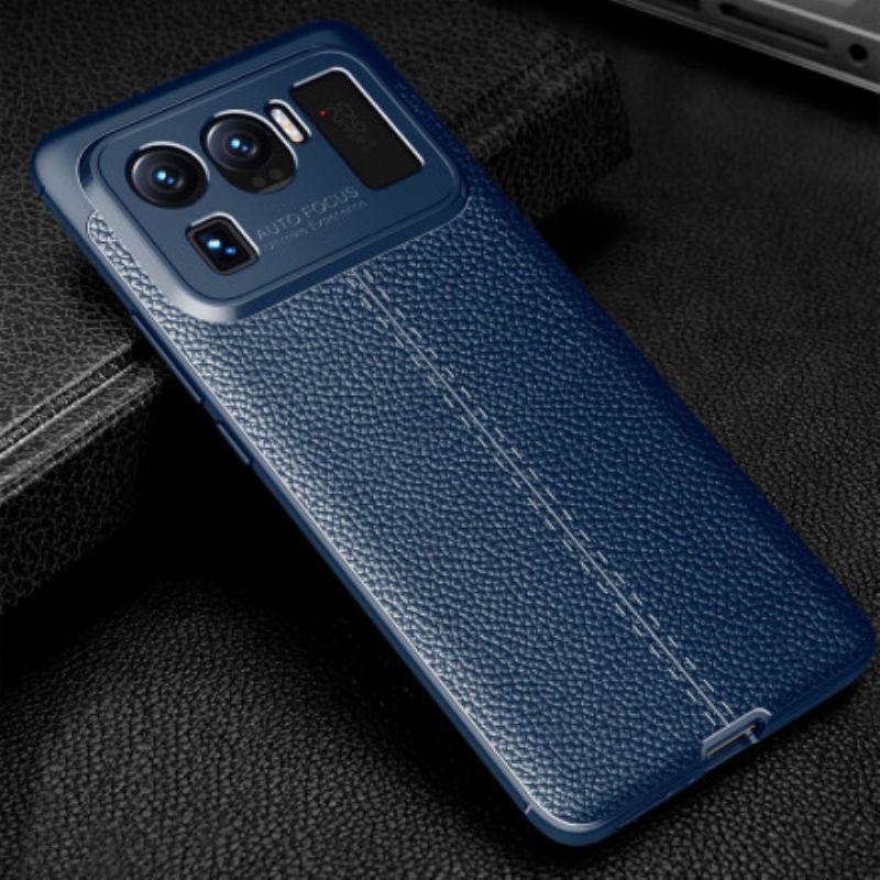 Cover Xiaomi Mi 11 Ultra Double Line Litchi-lædereffekt