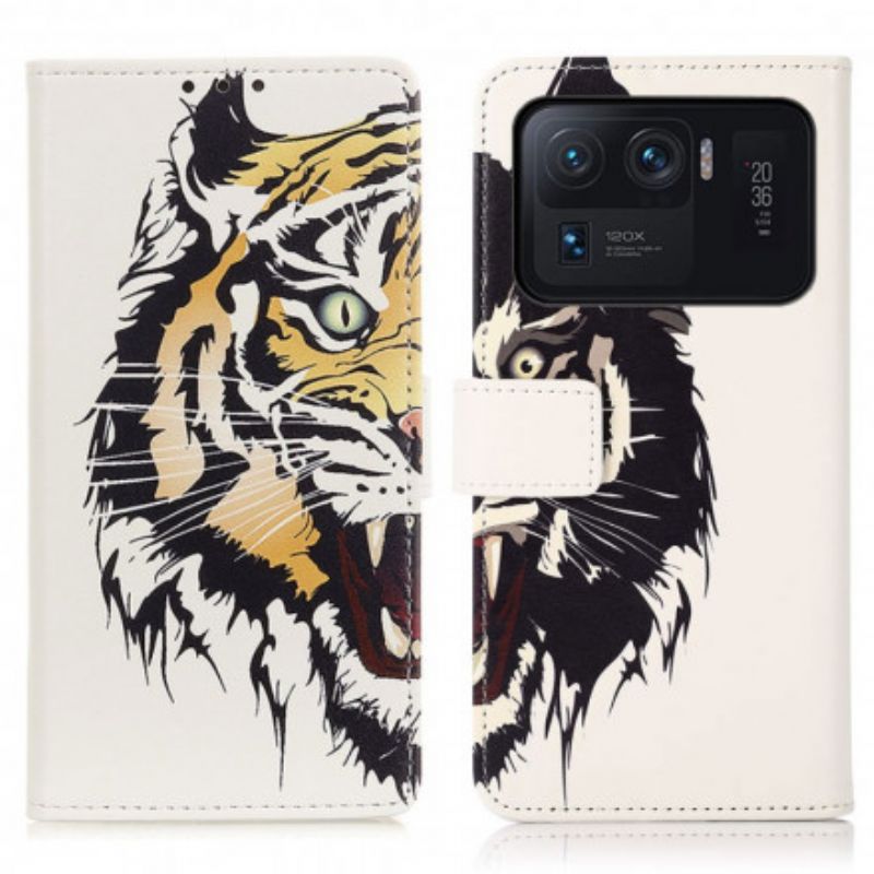 Flip Cover Xiaomi Mi 11 Ultra Fierce Tiger