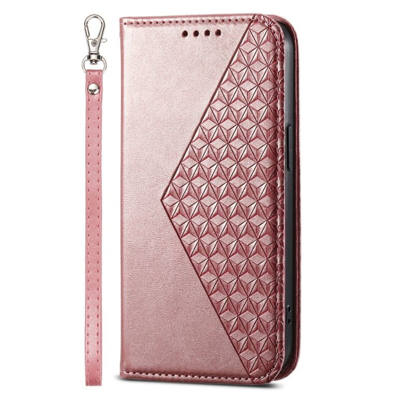 Flip Cover Realme 12 / 12x 5g Strappy Diamond Print