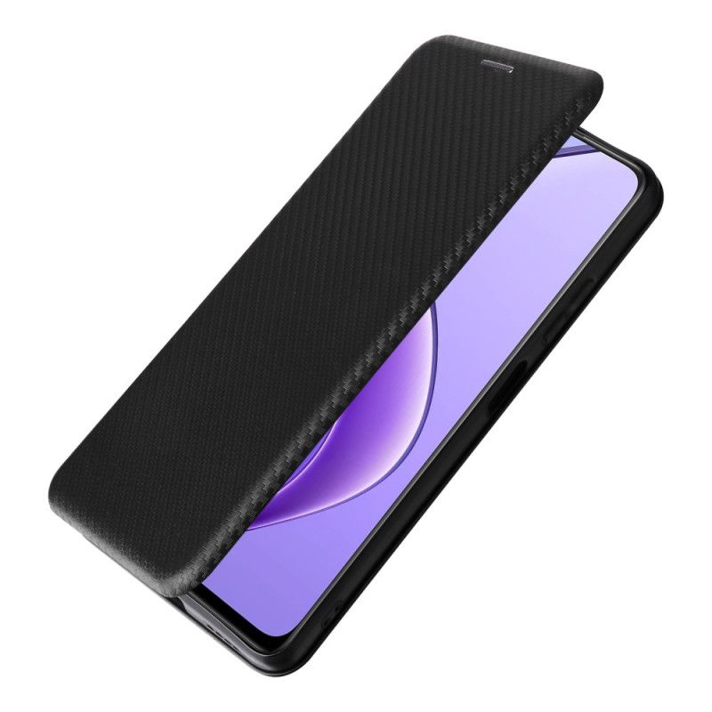 Læder Cover Realme 12 / 12x 5g Telefon Etui Kulfiber