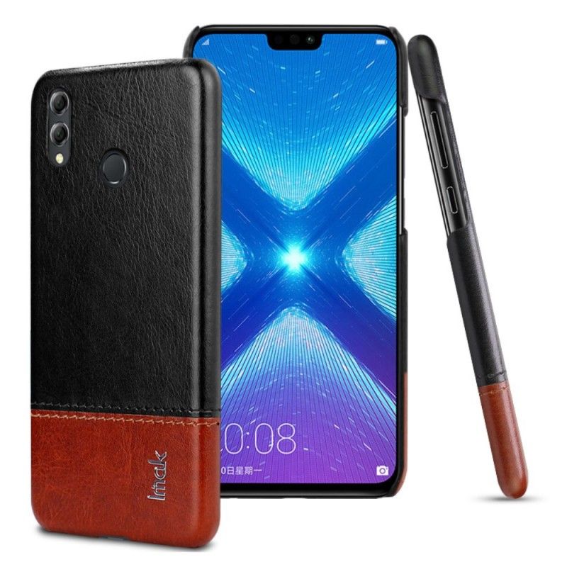 Cover Honor 8X Brun Imak Ruiyi Serie Læder Effekt Beskyttelse