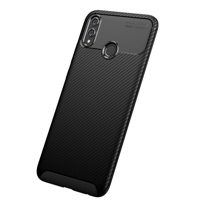 Cover Honor 8X Sort Fleksibel Kulfibertekstur