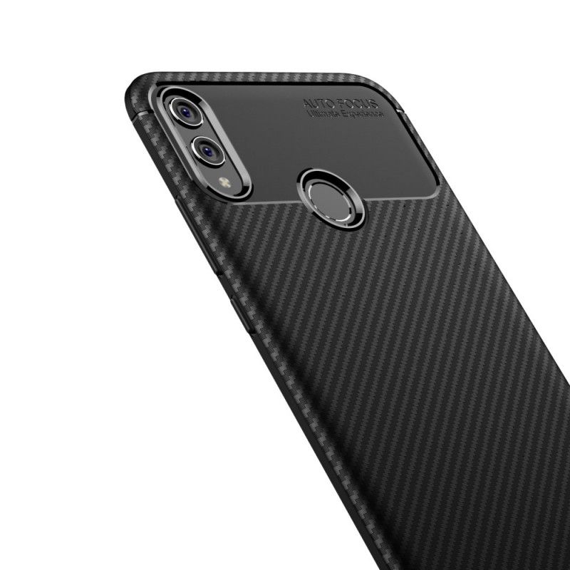 Cover Honor 8X Sort Fleksibel Kulfibertekstur