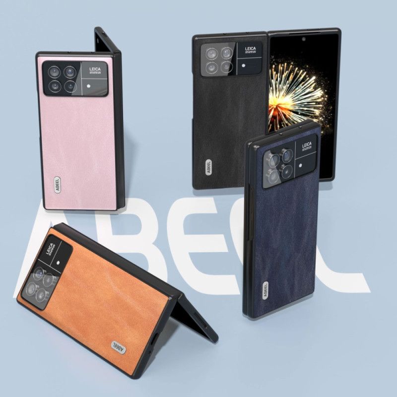 Cover Xiaomi Mix Fold 3 Telefon Etui Abeel Lædereffekt