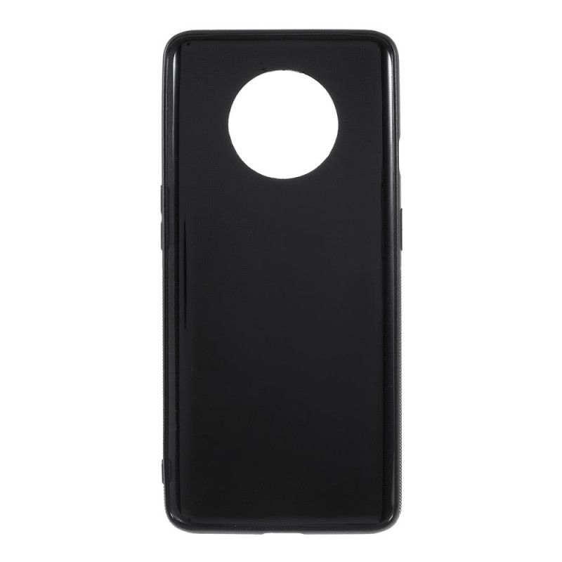 Cover OnePlus 7T Mobilcover Enkelt Kulfiber