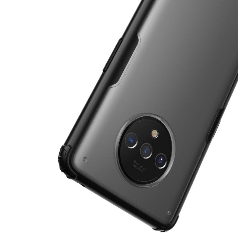 Cover OnePlus 7T Sort Frostet Hybrid