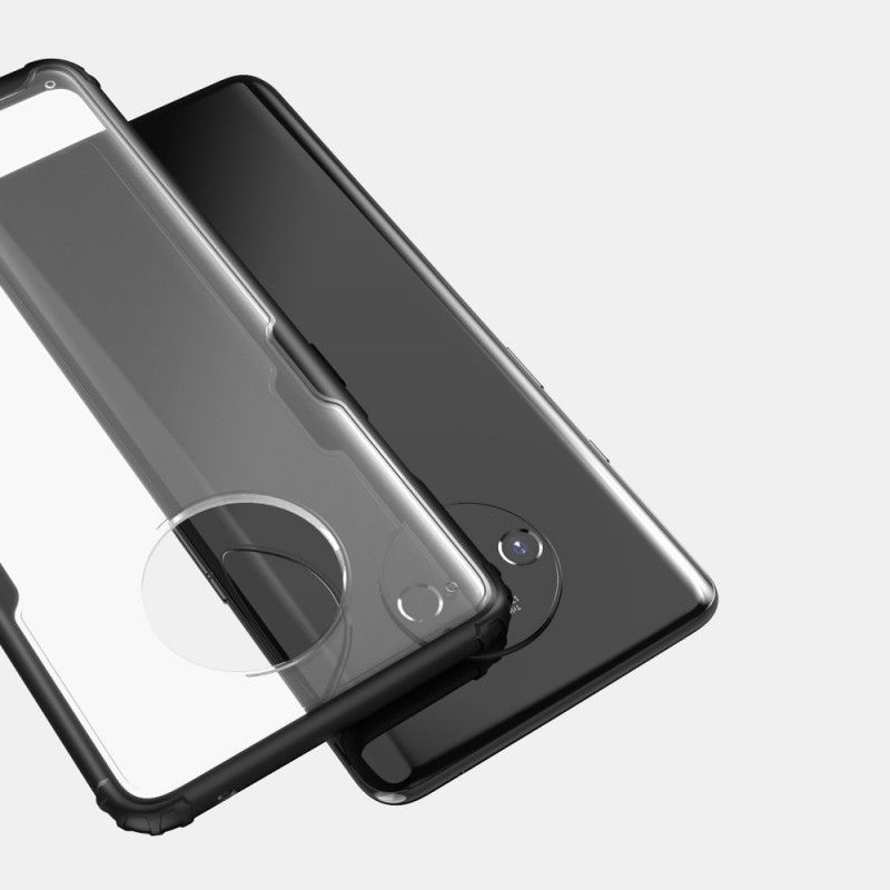 Cover OnePlus 7T Sort Frostet Hybrid