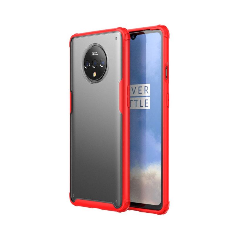 Cover OnePlus 7T Sort Frostet Hybrid