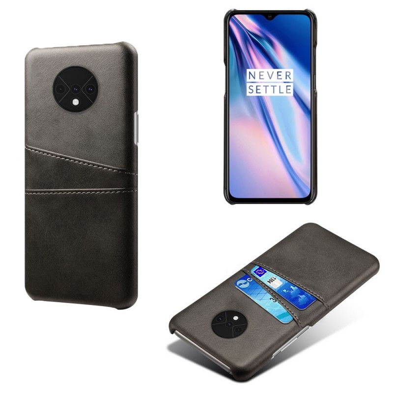 Cover OnePlus 7T Sort Kortholder