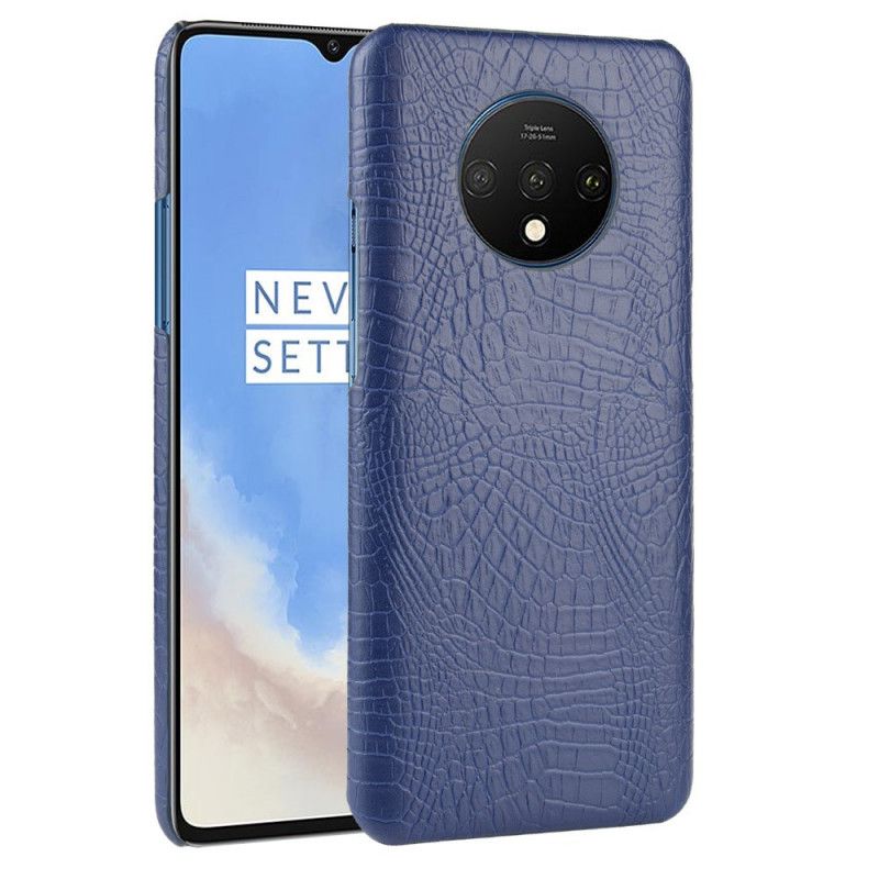 Cover OnePlus 7T Sort Krokodillehudeffekt Beskyttelse