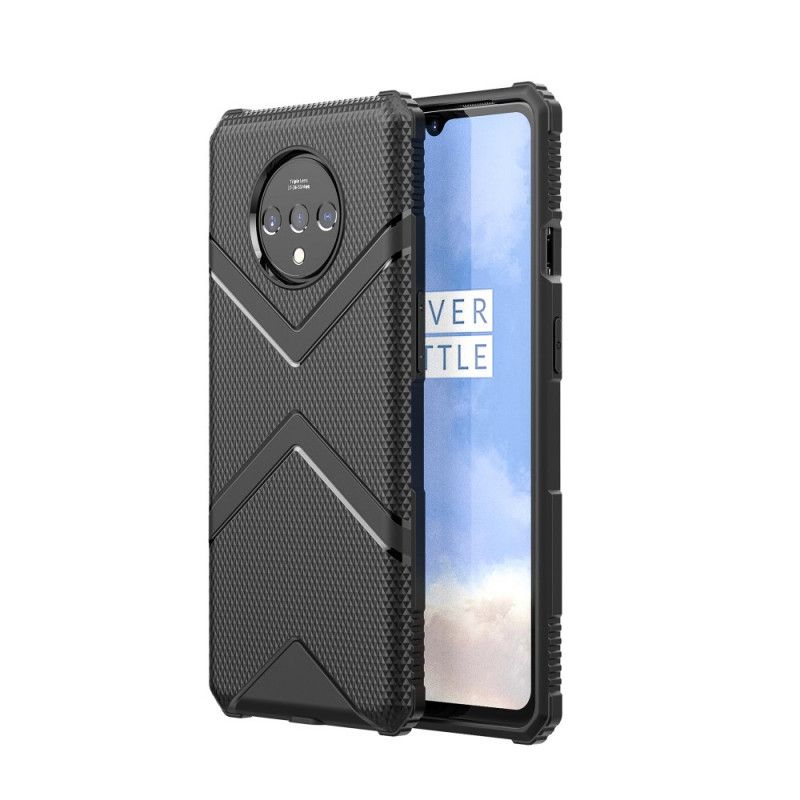 Cover OnePlus 7T Sort Mobilcover Skjold