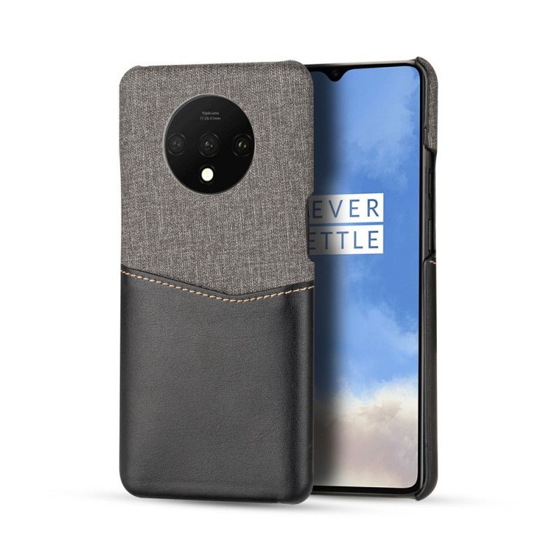 Cover OnePlus 7T Sort Stofspalte