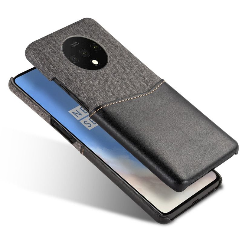 Cover OnePlus 7T Sort Stofspalte