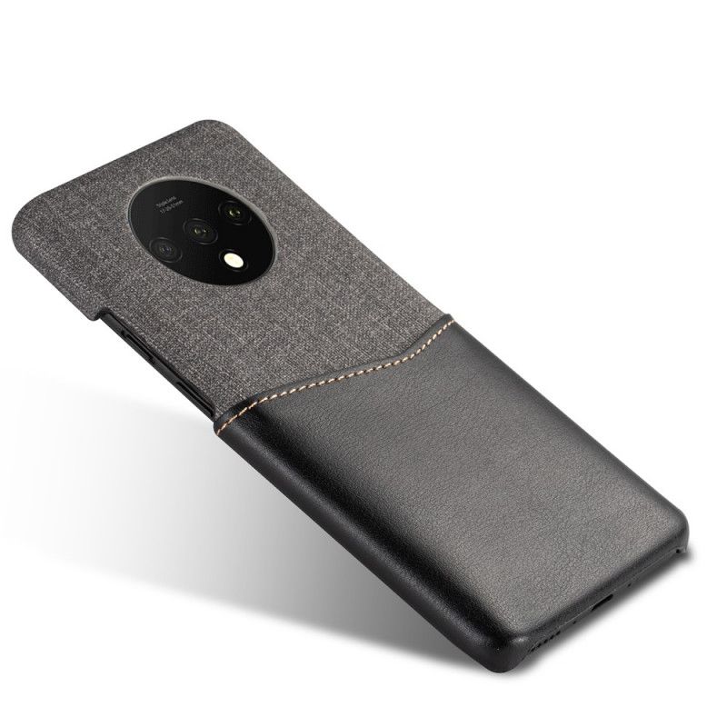 Cover OnePlus 7T Sort Stofspalte