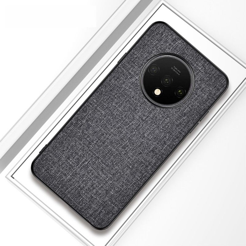 Cover OnePlus 7T Sort Stoftekstur