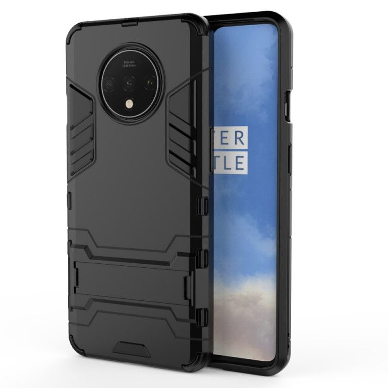 Cover OnePlus 7T Sort Ultra Resistent Med Støtte