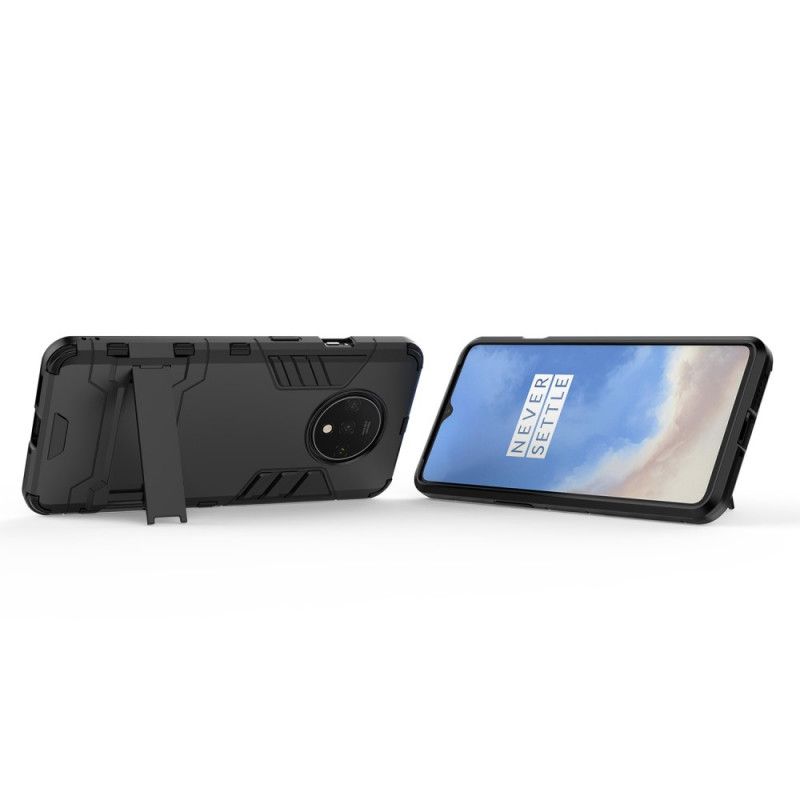 Cover OnePlus 7T Sort Ultra Resistent Med Støtte