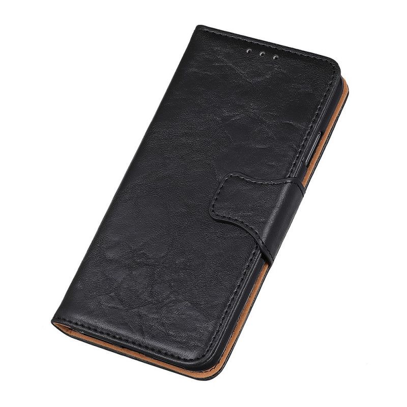 Flip Cover Læder OnePlus 7T Sort Reversibel Magnetisk Lukning