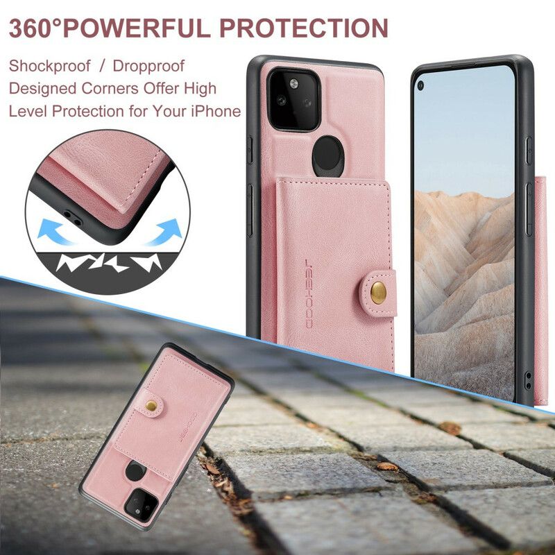 Cover Google Pixel 5a 5g Telefon Etui Aftagelig Kortholder