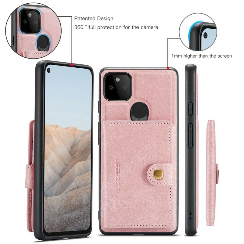 Cover Google Pixel 5a 5g Telefon Etui Aftagelig Kortholder