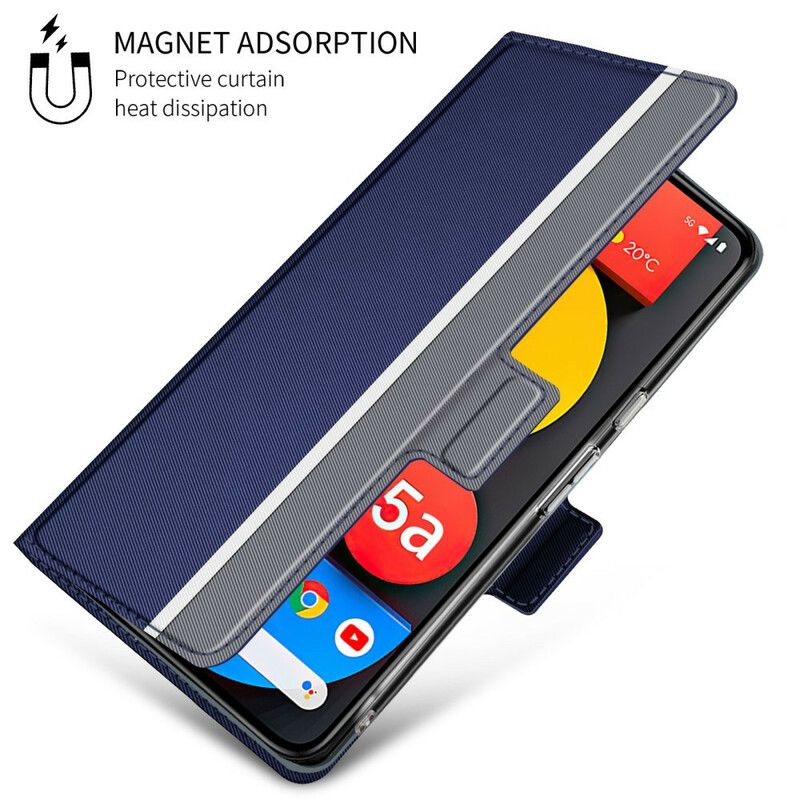 Flip Cover Google Pixel 5a 5g Bicolor Baiyu-serien