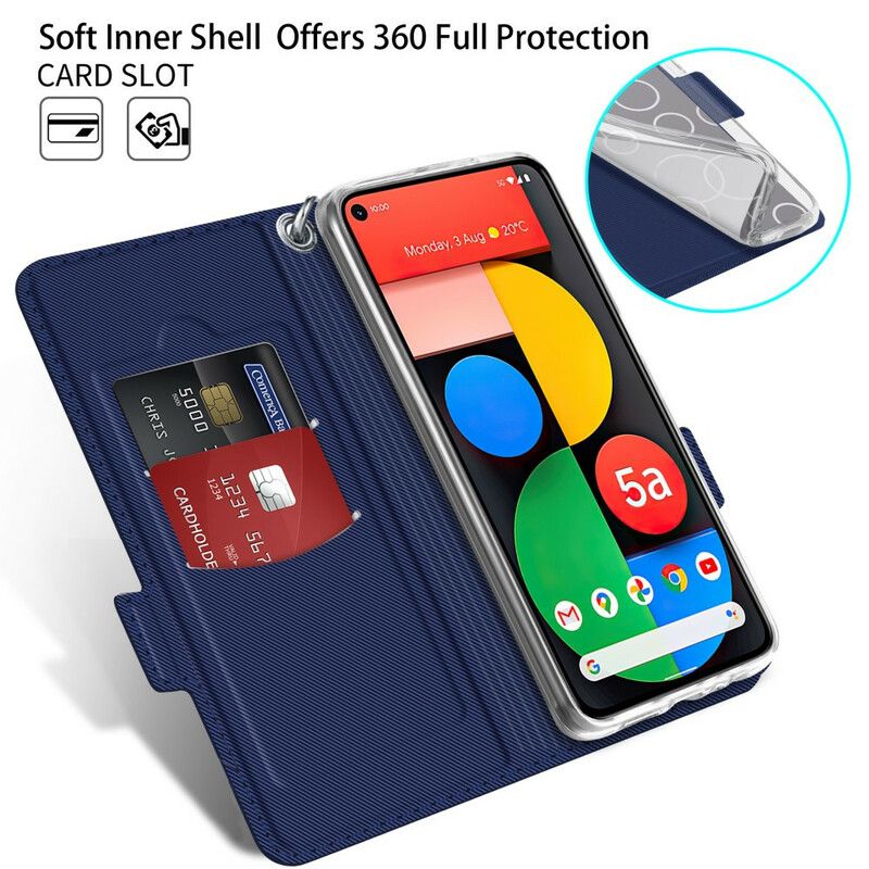 Flip Cover Google Pixel 5a 5g Bicolor Baiyu-serien