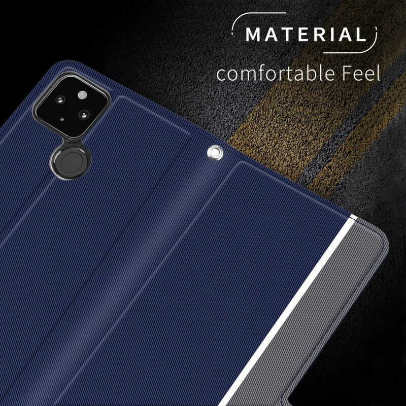 Flip Cover Google Pixel 5a 5g Bicolor Baiyu-serien