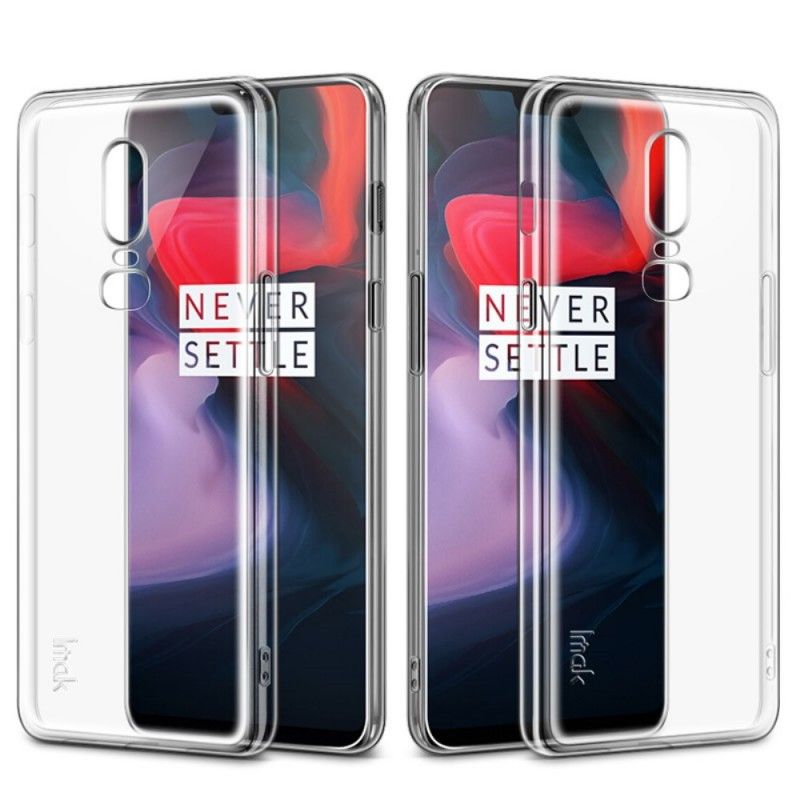 Cover for OnePlus 6 Gennemsigtig Imak