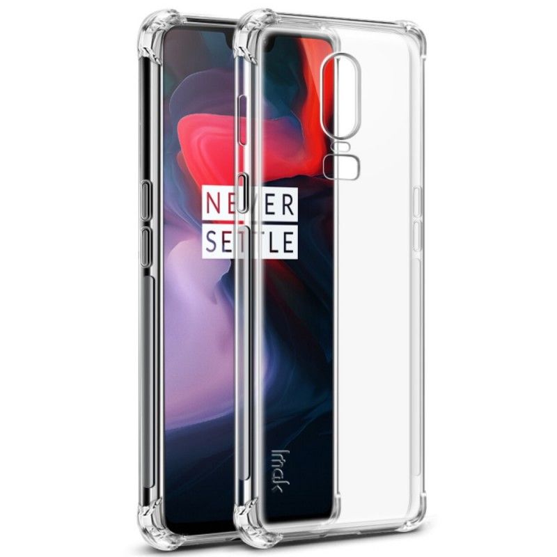 Cover for OnePlus 6 Gennemsigtig Imak Hudfølelse