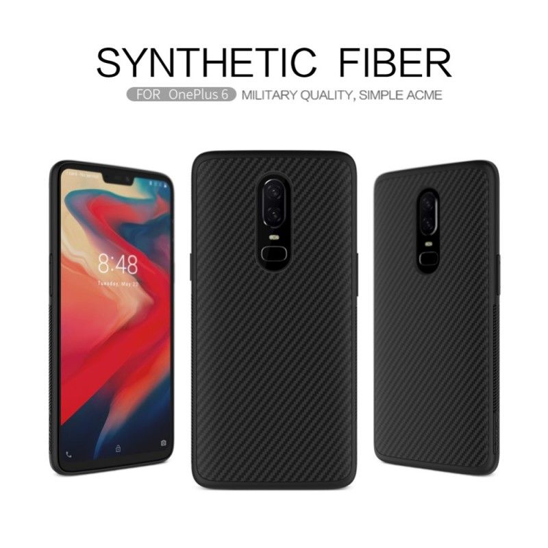 Cover OnePlus 6 Nillkin Syntetisk Fiber Og Magnetfolie