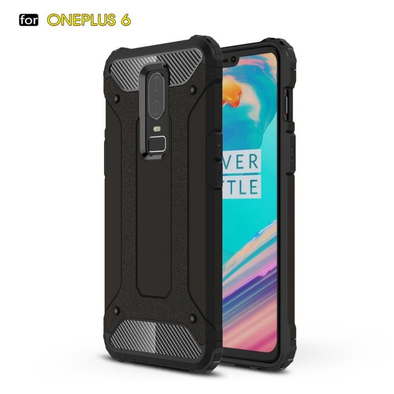 Cover OnePlus 6 Sort Mobilcover Overlevende