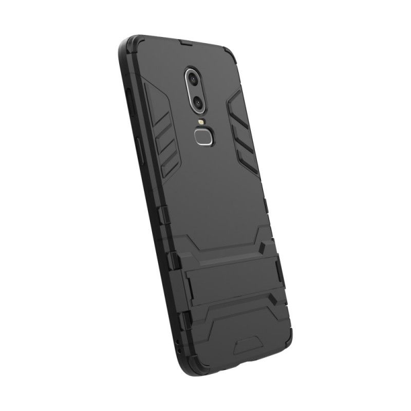 Cover OnePlus 6 Sort Mobilcover Ultra Resistent