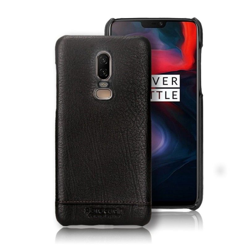 Cover OnePlus 6 Sort Pierre Cardin Læder