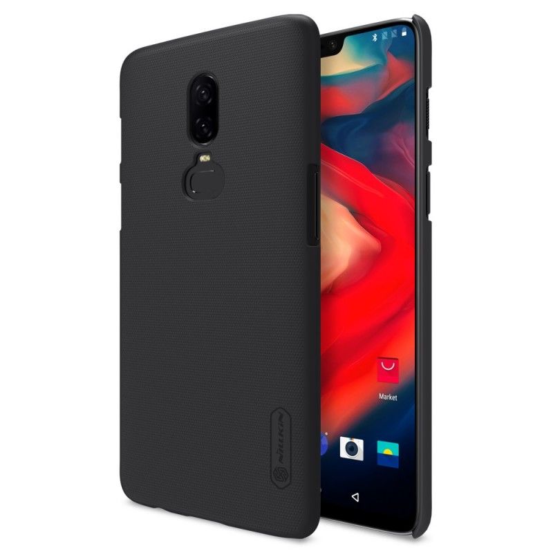 Cover OnePlus 6 Sort Stiv Frostet Nillkin