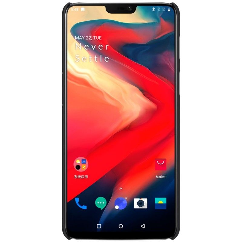 Cover OnePlus 6 Sort Stiv Frostet Nillkin