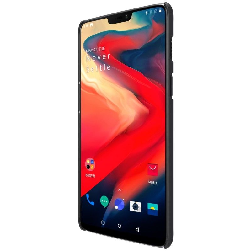 Cover OnePlus 6 Sort Stiv Frostet Nillkin