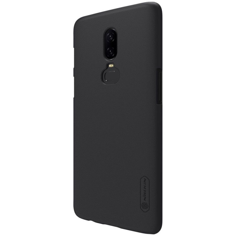 Cover OnePlus 6 Sort Stiv Frostet Nillkin