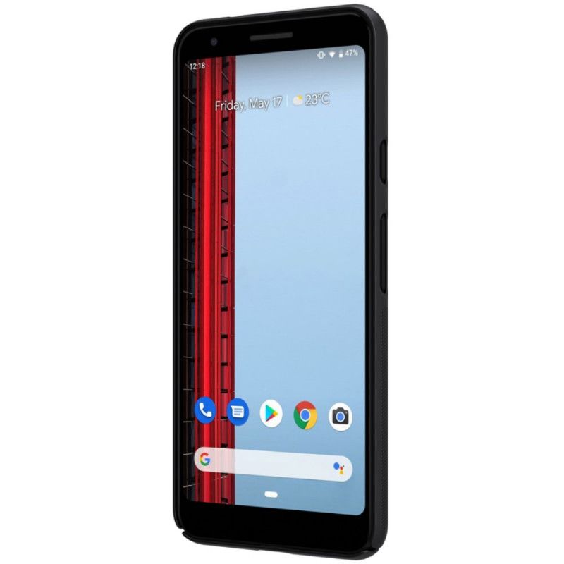 Cover Google Pixel 3A XL Rød Mobilcover Stiv Frostet Nillkin